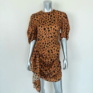 NWT!!! RHODE women animal print dress size S Retail 447$